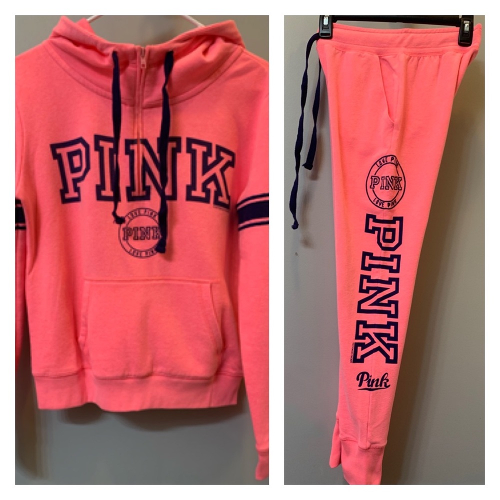 Victoria’s Secret pink set! Jogger,Size Extra Small